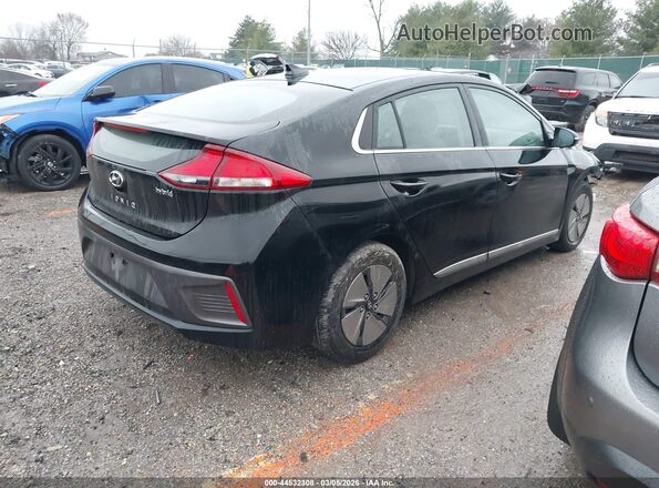 KMHC75LC5NU278691 2022 HYUNDAI IONIQ HYBRID Black უკანა მარჯვენა