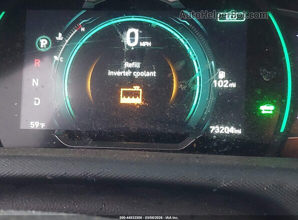 KMHC75LC5NU278691 2022 HYUNDAI IONIQ HYBRID Black უკანა სავარძლების ხედი