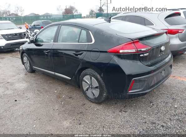 KMHC75LC5NU278691 2022 HYUNDAI IONIQ HYBRID Black უკანა მარცხენა