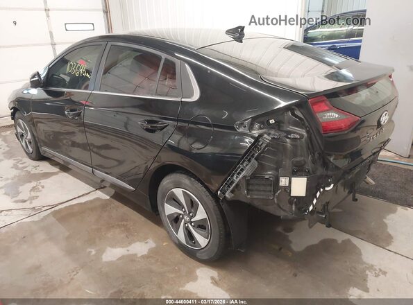 KMHC75LC6HU057265 2017 HYUNDAI IONIQ HYBRID Черный Задняя левая четверть
