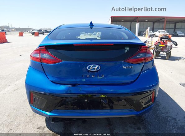 KMHC75LC6JU092250 2018 HYUNDAI IONIQ HYBRID Blue 