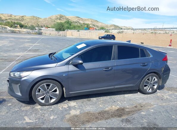 KMHC75LC7KU145149 2019 HYUNDAI IONIQ HYBRID Gray 360 interior view
