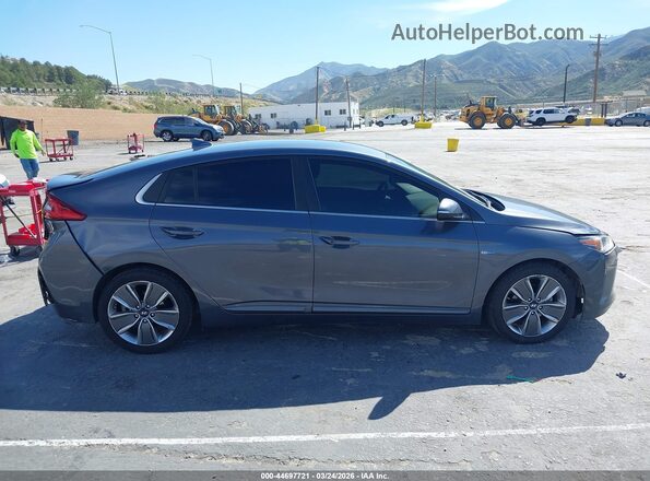 KMHC75LC7KU145149 2019 HYUNDAI IONIQ HYBRID Gray Rear interior view