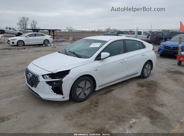 KMHC75LC7LU190125 2020 HYUNDAI IONIQ HYBRID White Передня ліва чверть