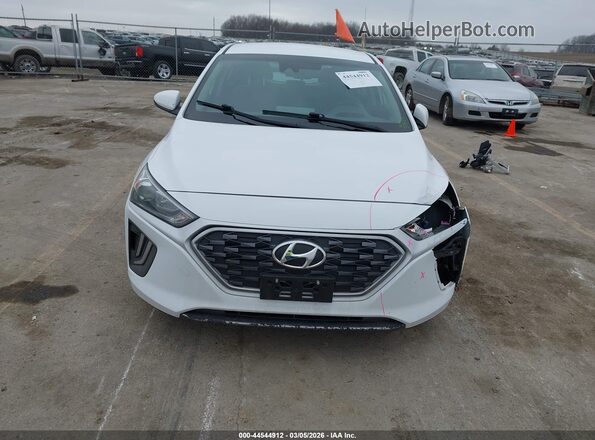 KMHC75LC7LU190125 2020 HYUNDAI IONIQ HYBRID White Вид задньої частини салону