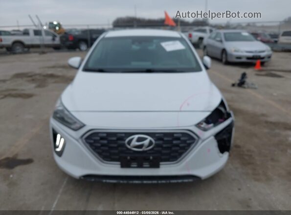 KMHC75LC7LU190125 2020 HYUNDAI IONIQ HYBRID White Вид спереду