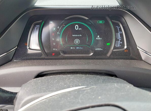 KMHC75LC7NU266154 2022 HYUNDAI IONIQ Gray ხელსაწყოთა პანელის ხედი