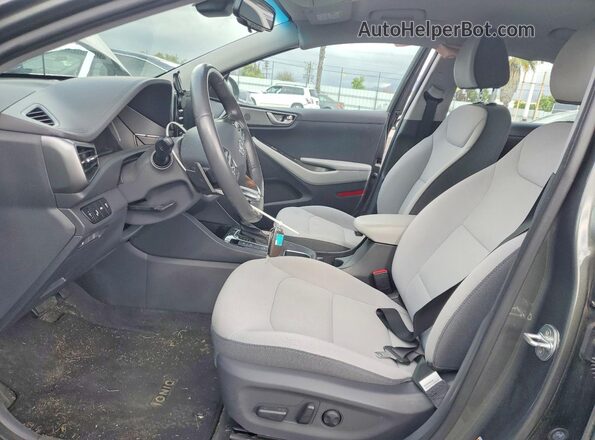 KMHC75LC7NU266154 2022 HYUNDAI IONIQ Gray წინა სალონის ხედი