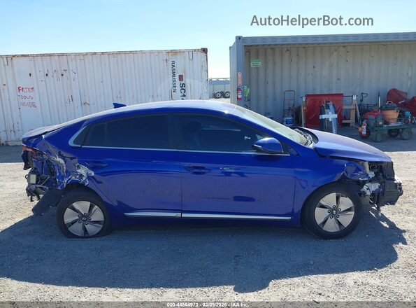 KMHC75LC7NU282483 2022 HYUNDAI IONIQ HYBRID Синий Панорамный вид салона 360°