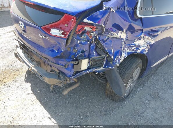 KMHC75LC7NU282483 2022 HYUNDAI IONIQ HYBRID Синий Вид спереди