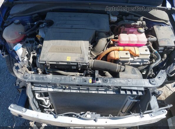 KMHC75LC7NU282483 2022 HYUNDAI IONIQ HYBRID Синий Вид сзади