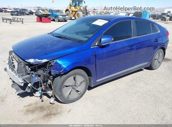 KMHC75LC7NU282483 2022 HYUNDAI IONIQ HYBRID Синий Передняя левая четверть