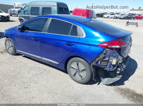 KMHC75LC7NU282483 2022 HYUNDAI IONIQ HYBRID Синий Задняя левая четверть