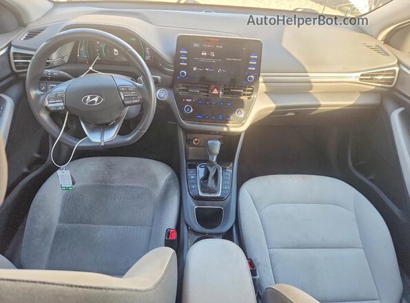 KMHC75LC8MU248549 2021 HYUNDAI IONIQ White წინა პანელის ხედი