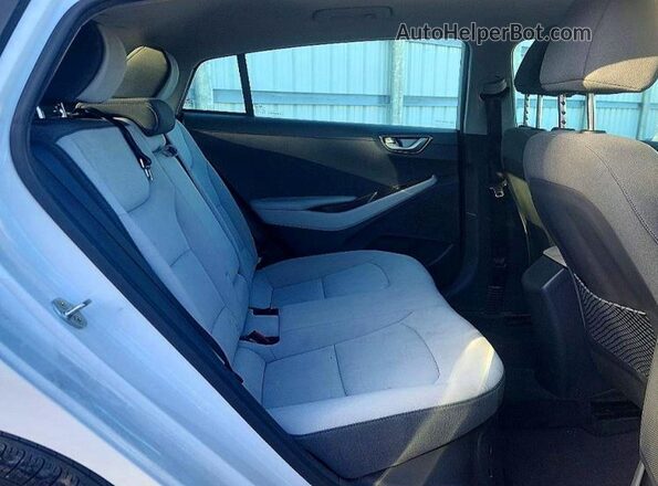 KMHC75LC8MU248549 2021 HYUNDAI IONIQ White უკანა სავარძლების ხედი