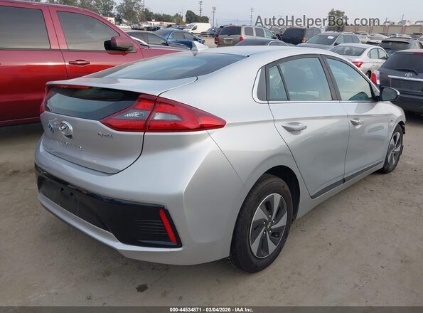 KMHC75LC9JU065818 2018 HYUNDAI IONIQ HYBRID Silver Tył prawy