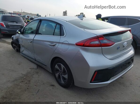 KMHC75LC9JU065818 2018 HYUNDAI IONIQ HYBRID Silver Tył lewy