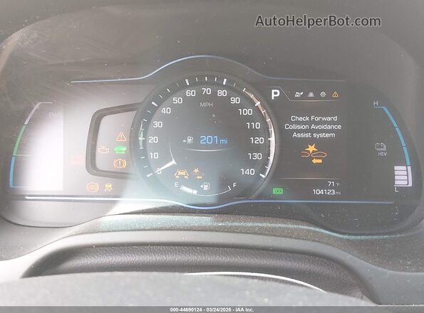 KMHC75LD5KU158832 2019 HYUNDAI IONIQ PLUG-IN HYBRID Blue Вид задніх сидінь