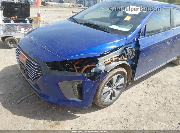 KMHC75LD5KU158832 2019 HYUNDAI IONIQ PLUG-IN HYBRID Blue Вид спереду