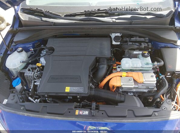 KMHC75LD5KU158832 2019 HYUNDAI IONIQ PLUG-IN HYBRID Blue Вид ззаду