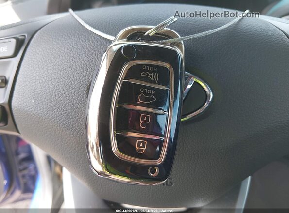 KMHC75LD5KU158832 2019 HYUNDAI IONIQ PLUG-IN HYBRID Blue Вид панелі приладів