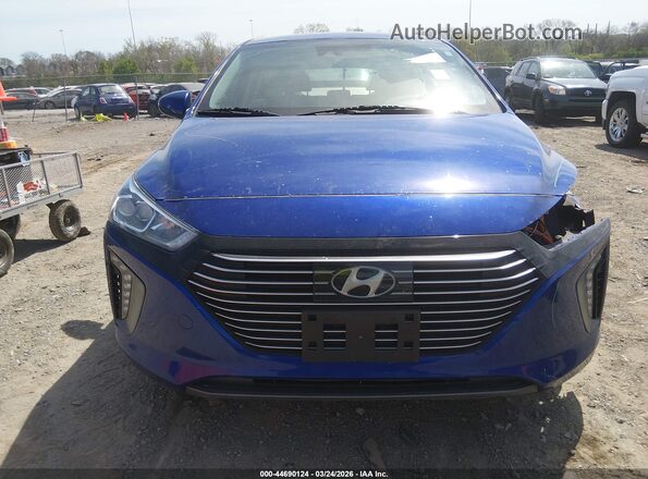 KMHC75LD5KU158832 2019 HYUNDAI IONIQ PLUG-IN HYBRID Blue Вид задньої частини салону