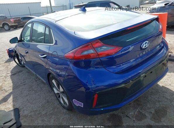 KMHC75LD7KU105677 2019 HYUNDAI IONIQ PLUG-IN HYBRID Blue Задня ліва чверть
