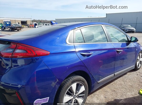 KMHC75LD7KU105677 2019 HYUNDAI IONIQ PLUG-IN HYBRID Blue Вид задньої частини салону