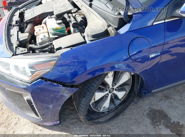 KMHC75LD7KU105677 2019 HYUNDAI IONIQ PLUG-IN HYBRID Blue Вид спереду