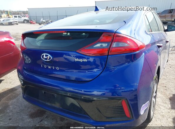 KMHC75LD7KU105677 2019 HYUNDAI IONIQ PLUG-IN HYBRID Blue 