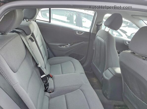 KMHC75LJ0MU081828 2021 HYUNDAI IONIQ Черный Вид задних сидений