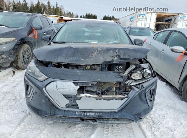 KMHC75LJ0MU081828 2021 HYUNDAI IONIQ Черный Вид спереди