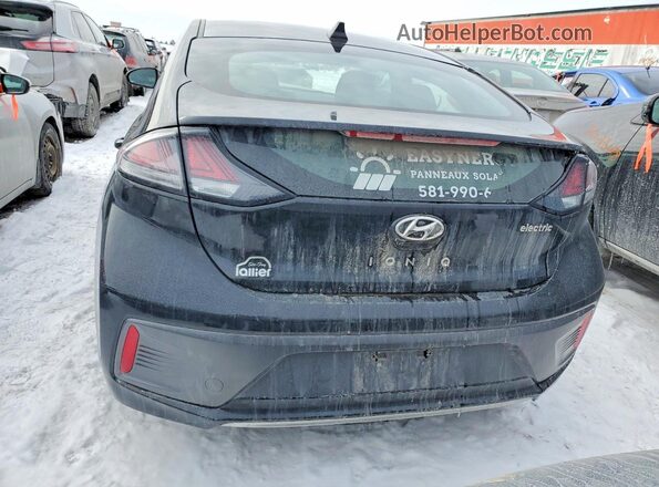 KMHC75LJ0MU081828 2021 HYUNDAI IONIQ Черный Вид сзади