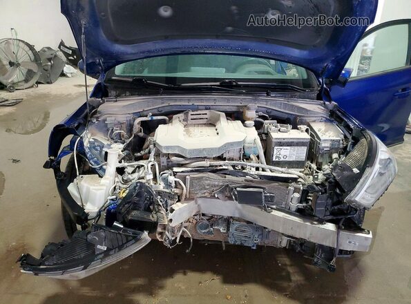 KMHC75LJ6MU079100 2021 HYUNDAI IONIQ Синий Вид подкапотного пространства