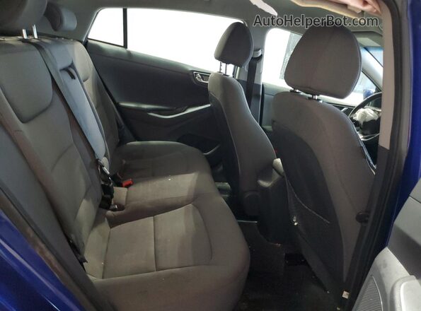 KMHC75LJ6MU079100 2021 HYUNDAI IONIQ Синий Вид задней части салона