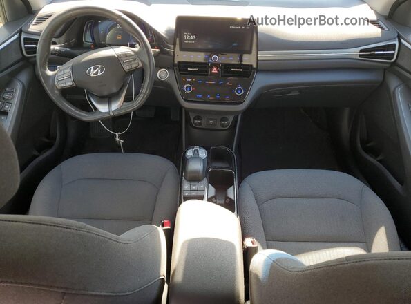 KMHC75LJ9LU060734 2020 HYUNDAI IONIQ Белый Вид панели приборов