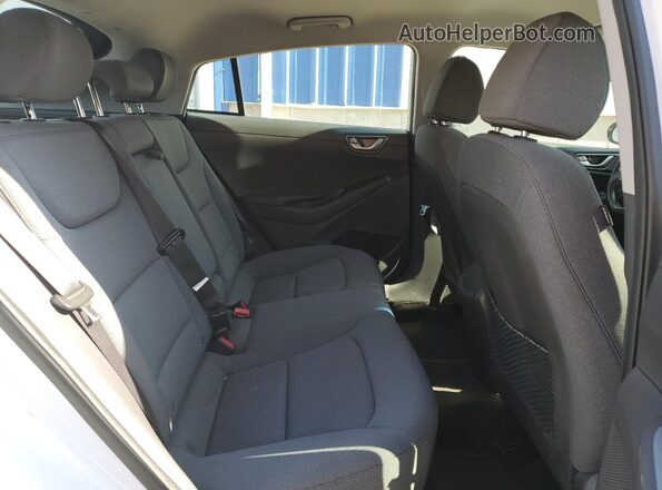 KMHC75LJ9LU060734 2020 HYUNDAI IONIQ Белый Вид задних сидений