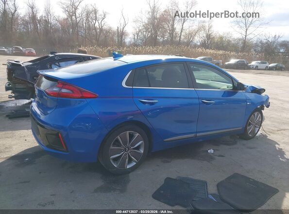 KMHC85LC0HU029684 2017 HYUNDAI IONIQ HYBRID Blue 