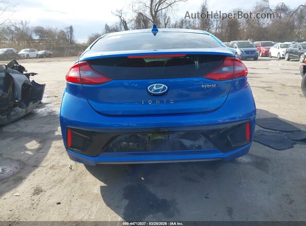 KMHC85LC0HU029684 2017 HYUNDAI IONIQ HYBRID Blue 