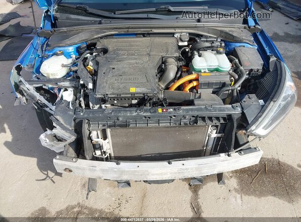 KMHC85LC0HU029684 2017 HYUNDAI IONIQ HYBRID Blue 