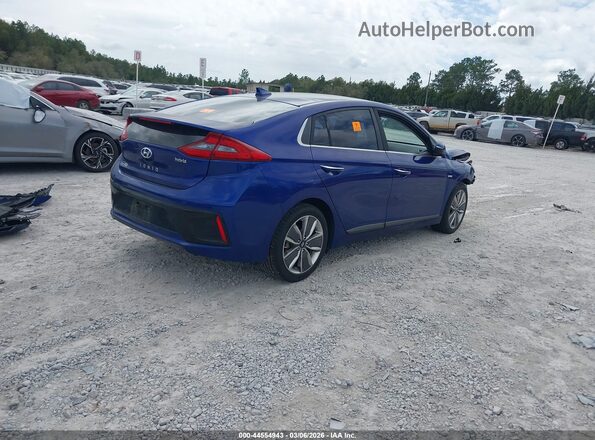 KMHC85LC0KU130053 2019 HYUNDAI IONIQ HYBRID Синий 