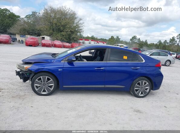 KMHC85LC0KU130053 2019 HYUNDAI IONIQ HYBRID Синий 