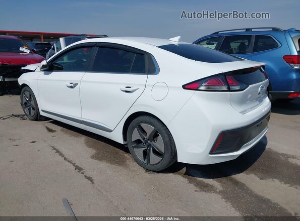 KMHC85LC0NU277882 2022 HYUNDAI IONIQ HYBRID Белый Задняя левая четверть