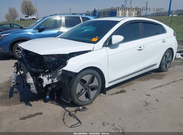 KMHC85LC0NU277882 2022 HYUNDAI IONIQ HYBRID Белый Передняя левая четверть