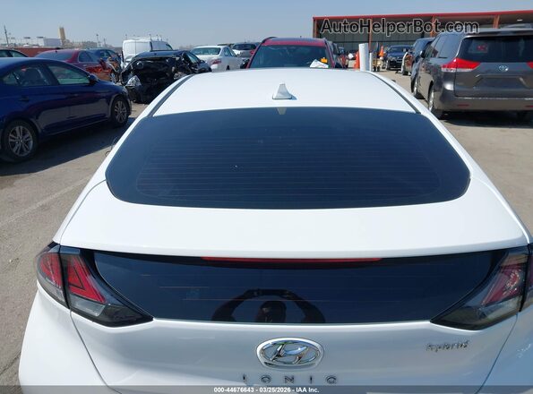 KMHC85LC0NU277882 2022 HYUNDAI IONIQ HYBRID Белый 