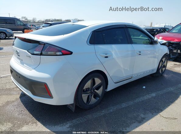 KMHC85LC0NU277882 2022 HYUNDAI IONIQ HYBRID Белый Задняя правая четверть