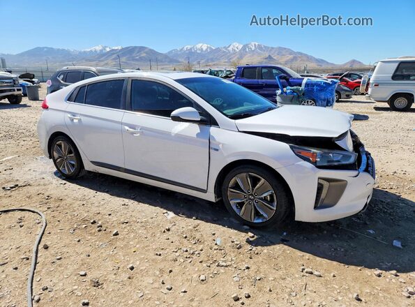 KMHC85LC2HU051542 2017 HYUNDAI IONIQ White Delantero derecho