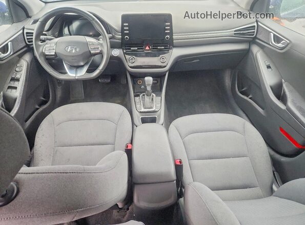 KMHC85LC6MU261362 2021 HYUNDAI IONIQ Blue Առջևի վահանակի տեսք