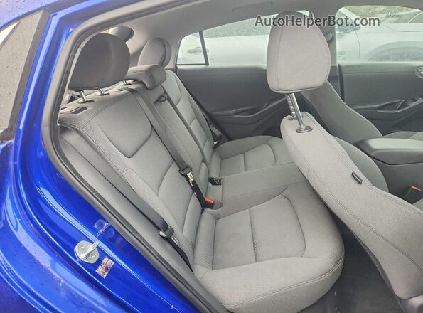 KMHC85LC6MU261362 2021 HYUNDAI IONIQ Blue Հետևի նստատեղերի տեսք