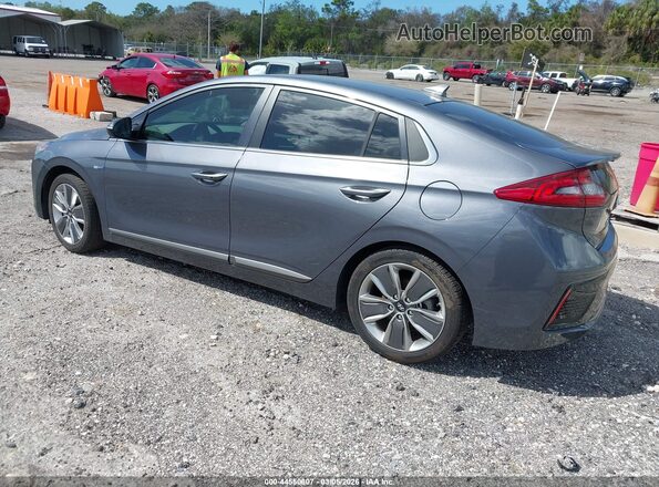 KMHC85LC9HU035810 2017 HYUNDAI IONIQ HYBRID Gray 